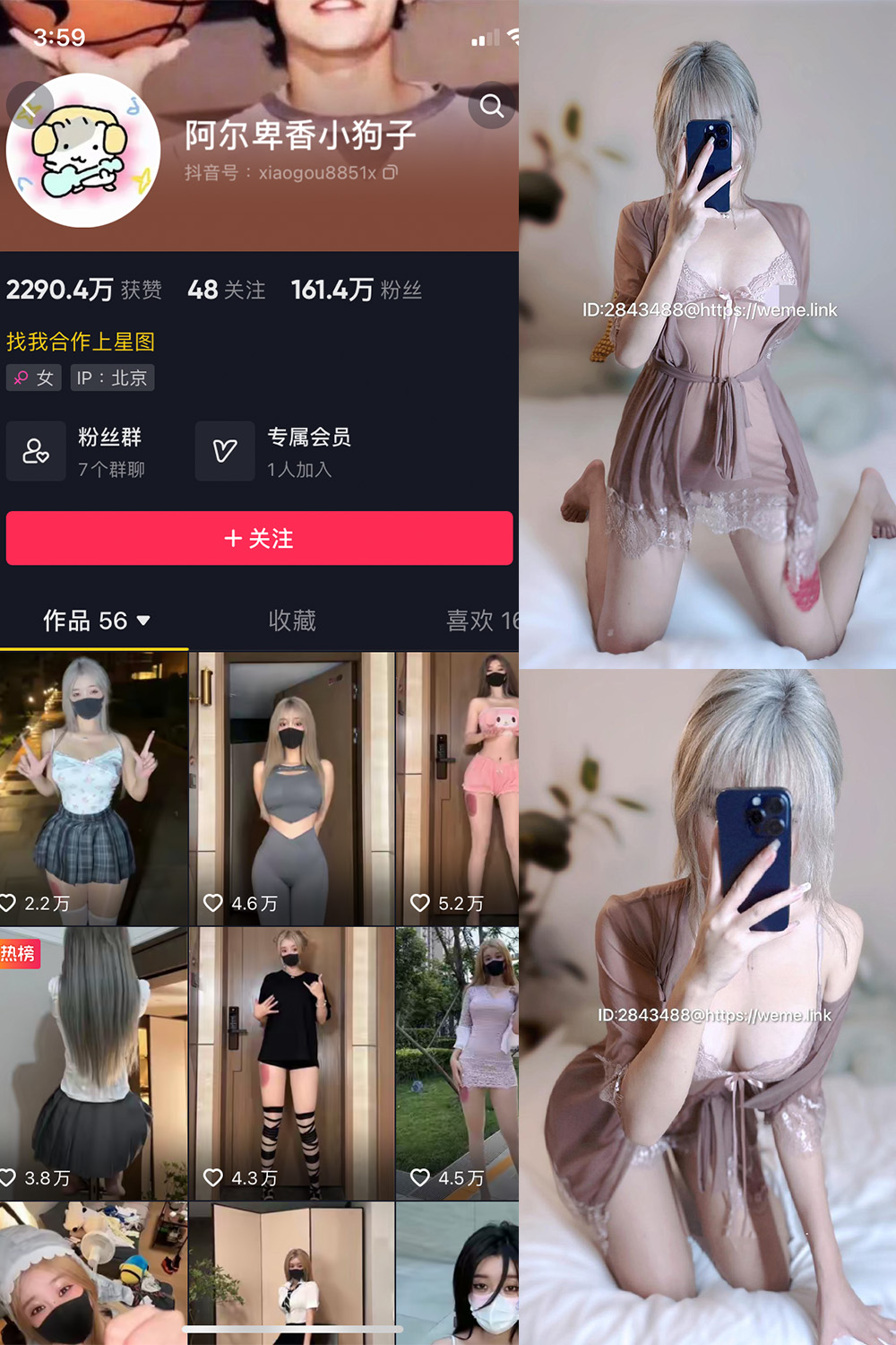 【在线看】抖音 阿尔卑香小狗子 微密圈  NO.045期 【39P】免费-写真-微密圈-铁粉空间-铁粉花园SCity写真网