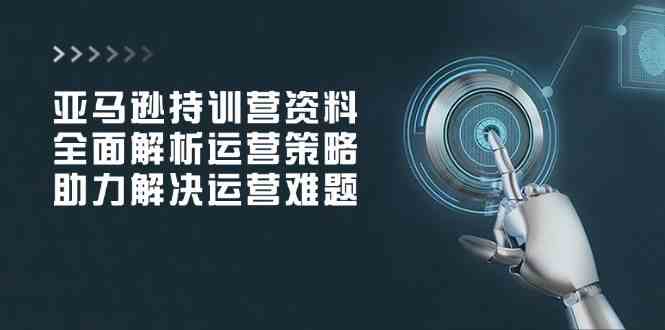 亚马逊持训营资料，全面解析运营策略，助力解决运营难题-轻金阁