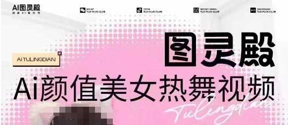 全网首发，原价988图灵殿AI颜值美女热舞视频，云端生图，轻松过原创-轻金阁