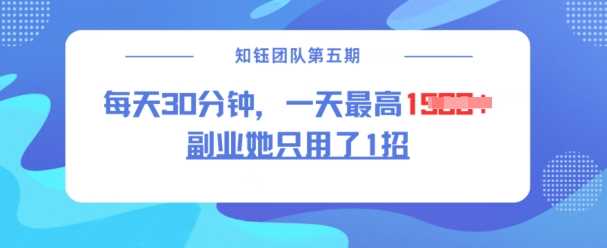 副业她只用了1招，每天30分钟，无脑二创，一天最高1.5k-轻金阁