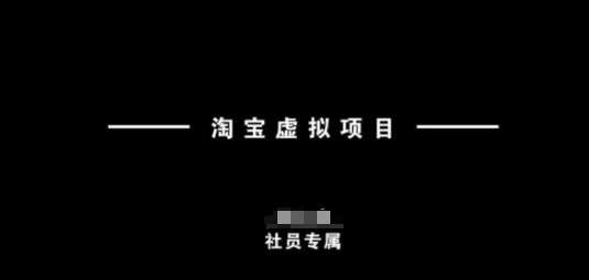 淘宝虚拟项目，从理论到实操，新手也能快速上手-轻金阁