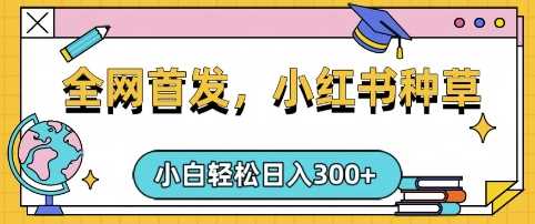 小红书种草，手机项目，日入3张，复制黏贴即可，可矩阵操作，动手不动脑【揭秘】-轻金阁