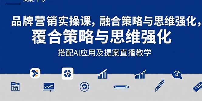 （15498期）2025品牌营销实战课：覆盖文案设计写方案，搭配AI应用及提案直播教学-轻金阁