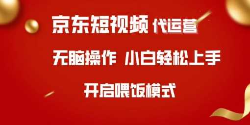京东短视频代运营，全程喂饭，小白轻松上手【揭秘】-轻金阁