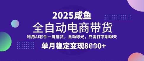 全网首发【闲鱼全自动电商带货】三年磨一剑，一朝露锋芒，单月稳定变现8k+【揭秘】-轻金阁