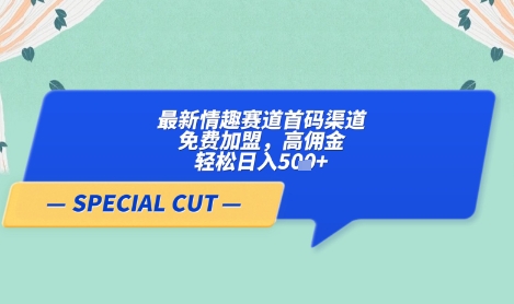 【轻云】最新情趣赛道首码渠道，免费加盟，高佣金，轻松日入5张+-轻金阁