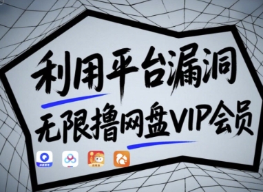 利用平台漏洞，无限撸网盘VIP会员，用户亲测有效!【漏洞原理+操作演示】-轻金阁