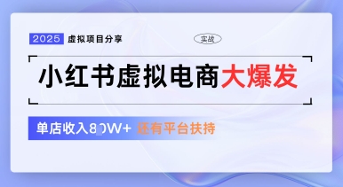 小红书虚拟电商项目，平台大力免费流量扶持，低门槛1拖3玩法-轻金阁