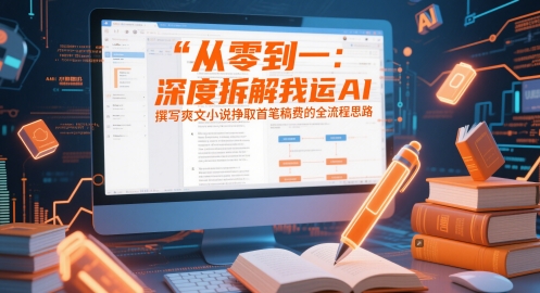 从零到一：深度拆解我运用AI撰写爽文小说挣取首笔稿费的全流程思路-轻金阁