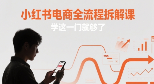 小红书电商全流程拆解课，学这一门就够了-轻金阁