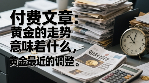 付费文章：黄金的走势意味着什么，如何看待黄金最近的调整-轻金阁