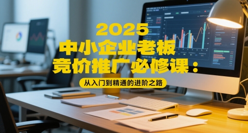 2025中小企业老板竞价推广必修课：从入门到精通的进阶之路-轻金阁