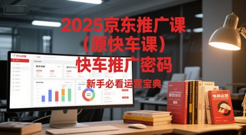 2025京东推广课（原快车课）解锁京东快车推广密码，新手必看运营宝典-轻金阁
