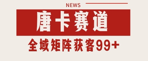 唐卡赛道私域引流获客 自热矩阵SOP日引流99+精准客资【揭秘】-轻金阁