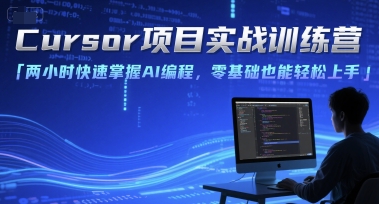 Cursor项目实战训练营，两小时快速掌握AI编程，零基础也能轻松上手-轻金阁
