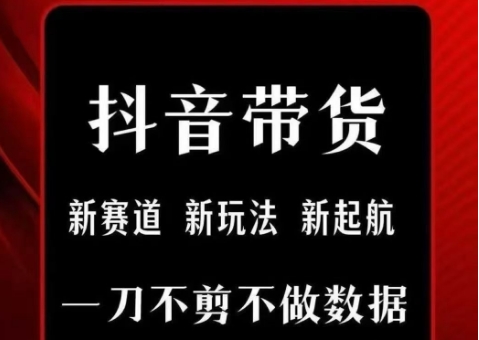 抖音短视频一刀不剪带货，不剪辑，不直播，每天发个视频，等着出单获取带货佣金-轻金阁