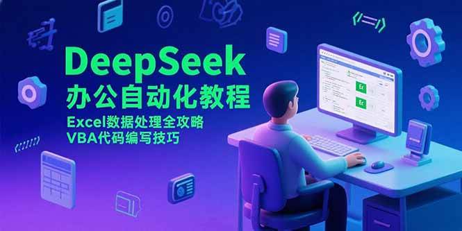 （15342期）DeepSeek办公自动化教程，Excel数据处理全攻略，VBA代码编写技巧-轻金阁