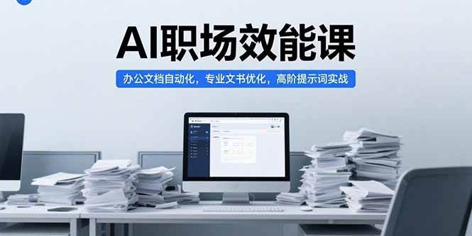 （15371期）AI职场效能课，办公文档自动化，专业文书优化，高阶提示词实战-轻金阁