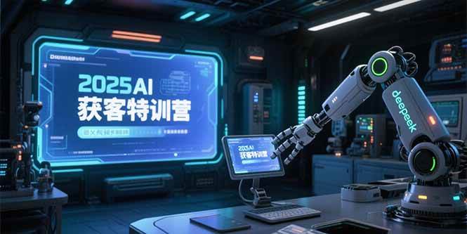 （15289期）2025AI获客特训营，AI图文视频全制作，deepseek工具实操教学-轻金阁