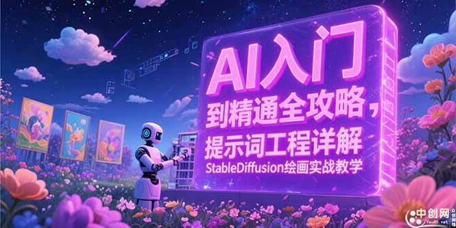（15181期）AI入门到精通全攻略，提示词工程详解，StableDiffusion绘画实战教学-轻金阁