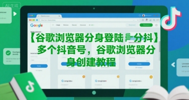 谷歌浏览器分身登陆多个抖音号，谷歌浏览器分身创建教程-轻金阁