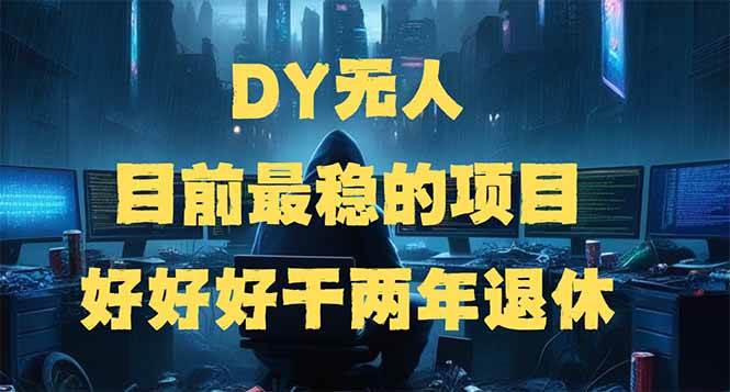 （14263期）DY无人，目前最稳的项目，矩阵放大边旅游边赚钱，好好好干两年退休-轻金阁