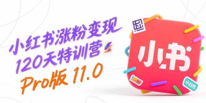 （15432期）小红书涨粉变现120天特训营Pro版11.0：从0到1掌握平台运营,内容制作和变现-轻金阁