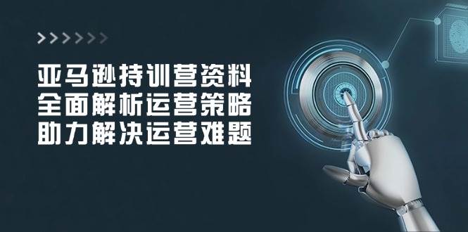 （14033期）亚马逊持训营资料，全面解析运营策略，助力解决运营难题-轻金阁