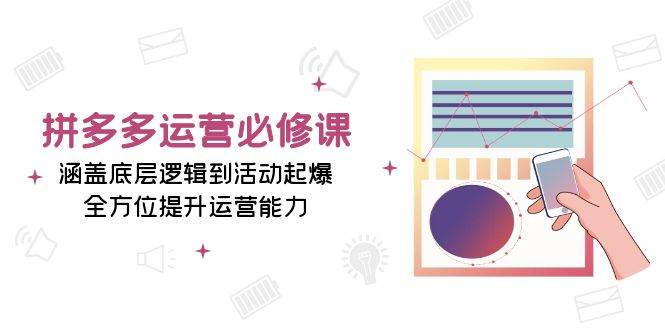 （13647期）拼多多运营必修课：涵盖底层逻辑到活动起爆，全方位提升运营能力-轻金阁