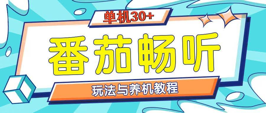 （13571期）番茄畅听全方位教程与玩法：一天单设备日入30+不是问题-轻金阁