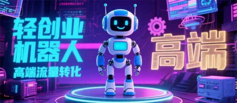 （15537期）2025 独立玩家必看：机器人 IP 流量转化新玩法，N 粉变现高效路径揭秘-轻金阁