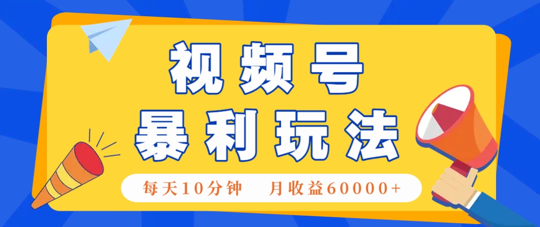 视频号AI赚钱法，每天只需10分钟，月入6万+！（超详细拆解）-轻金阁