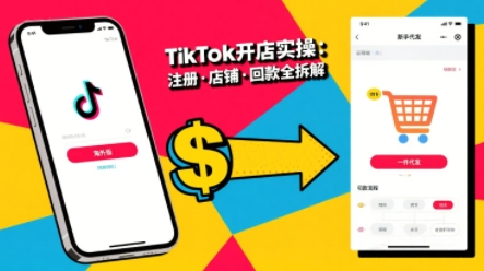 TikTok从开店到投流的进阶课，从基础实操到高阶技巧一网打尽-轻金阁