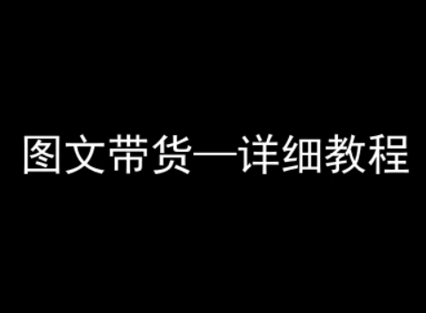 抖音图文带货详细教程，简单易上手，小白都能学会-轻金阁