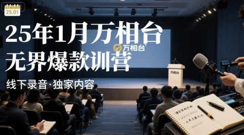 25年1月万相台无界爆款特训营线下录音-轻金阁