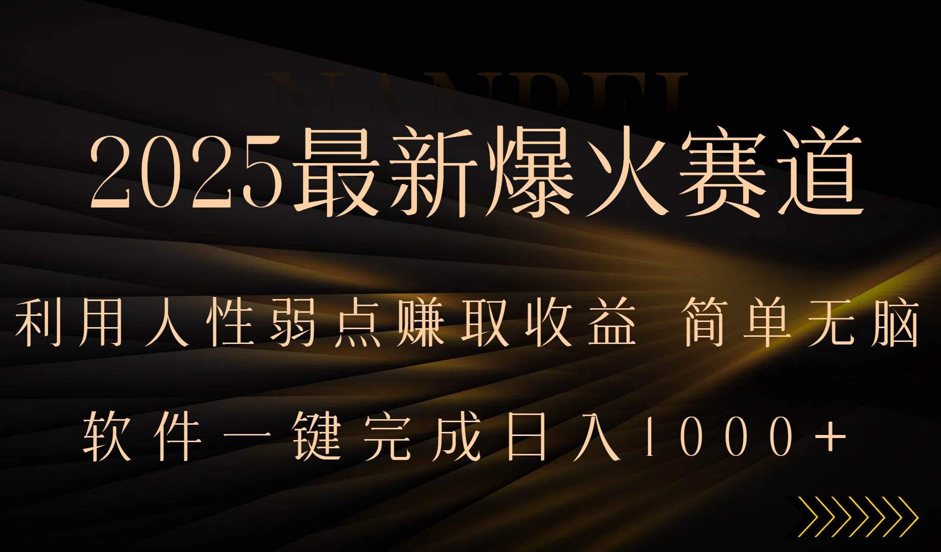 （15675期）2025最新爆火赛道，利用人生弱点赚取收益，全程一键批量制作，小白轻松…-轻金阁