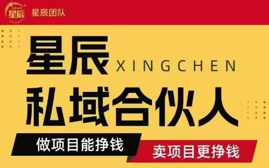 全网首发星辰私域项目合集，最新实操玩法，短期快速实现变现-轻金阁