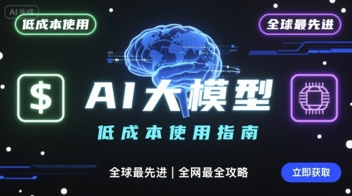 如何低成本使用全球最先进AI大模型，全网最全指南-轻金阁
